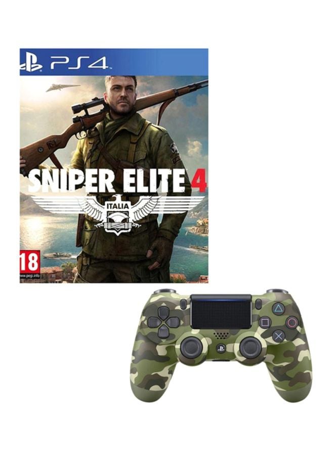 Sniper Elite 4 (Intl Version) With Controller - Action & Shooter - PlayStation 4 (PS4)