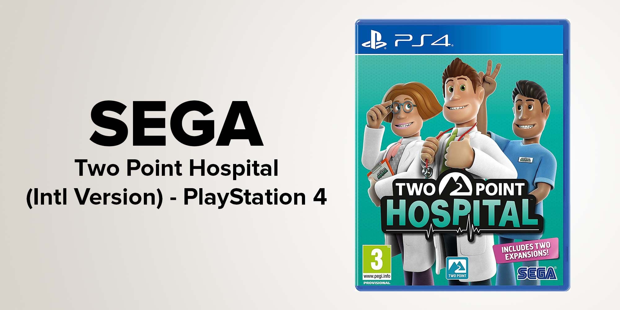 Two Point Hospital (Intl Version) - Children's - PlayStation 4 (PS4)