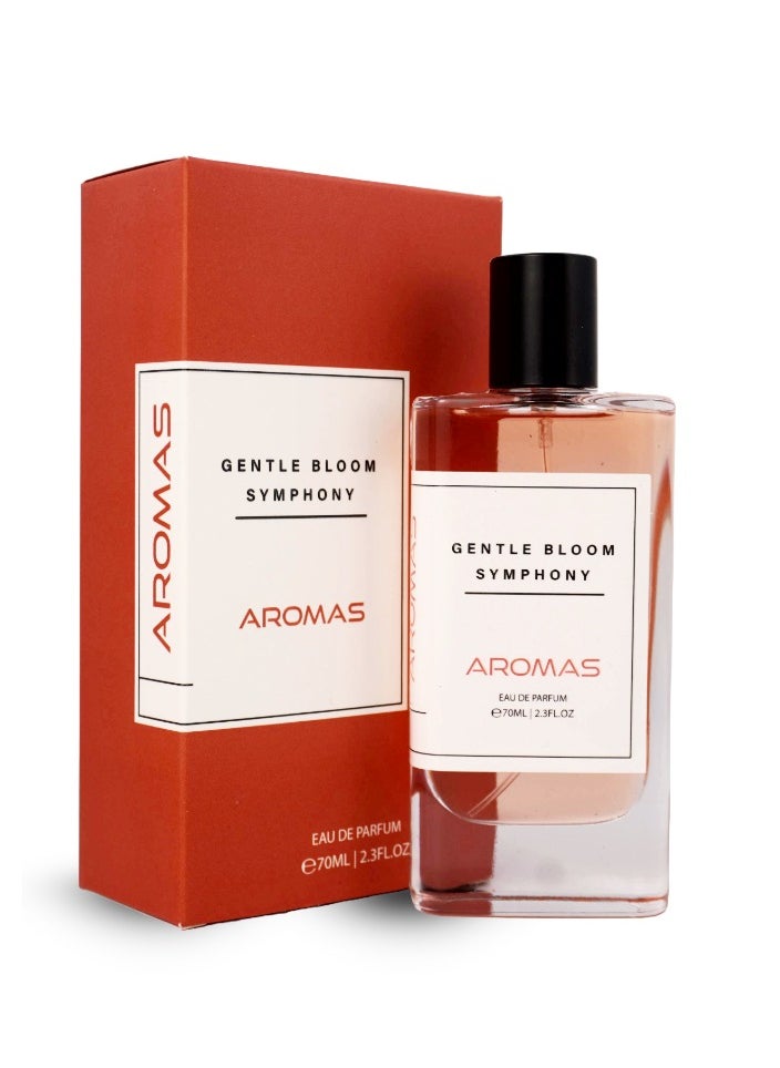 Aromas Gentle Bloom Symphony Perfume - Unisex Eau de Parfum Spray Long Lasting Luxurious Fragnance Perfume for Men and Women (70ml)