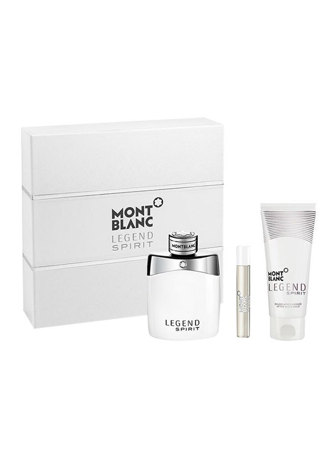 3-Piece Legend Spirit Gift Set EDT 100, Balsamo After Shave 100, Small Perfume 7.5ml