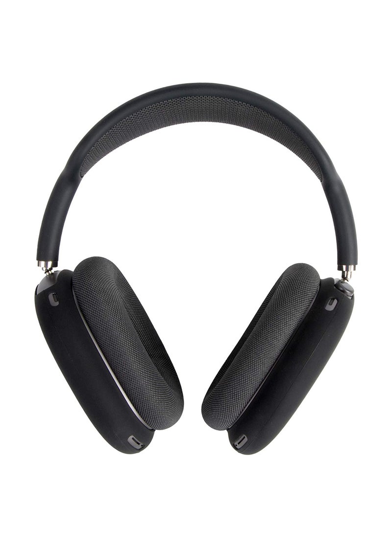 Ear Case, for AirPods Max Case Silicone Case, for apple Bluetooth over-ear, Scratch-resistant case silicone Carrying Case Replacement, for Apple AirPods Max Headphone (Black)