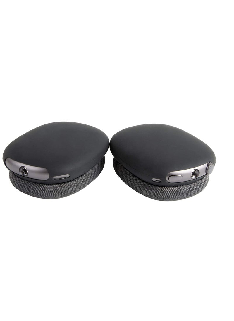 Ear Case, for AirPods Max Case Silicone Case, for apple Bluetooth over-ear, Scratch-resistant case silicone Carrying Case Replacement, for Apple AirPods Max Headphone (Black)