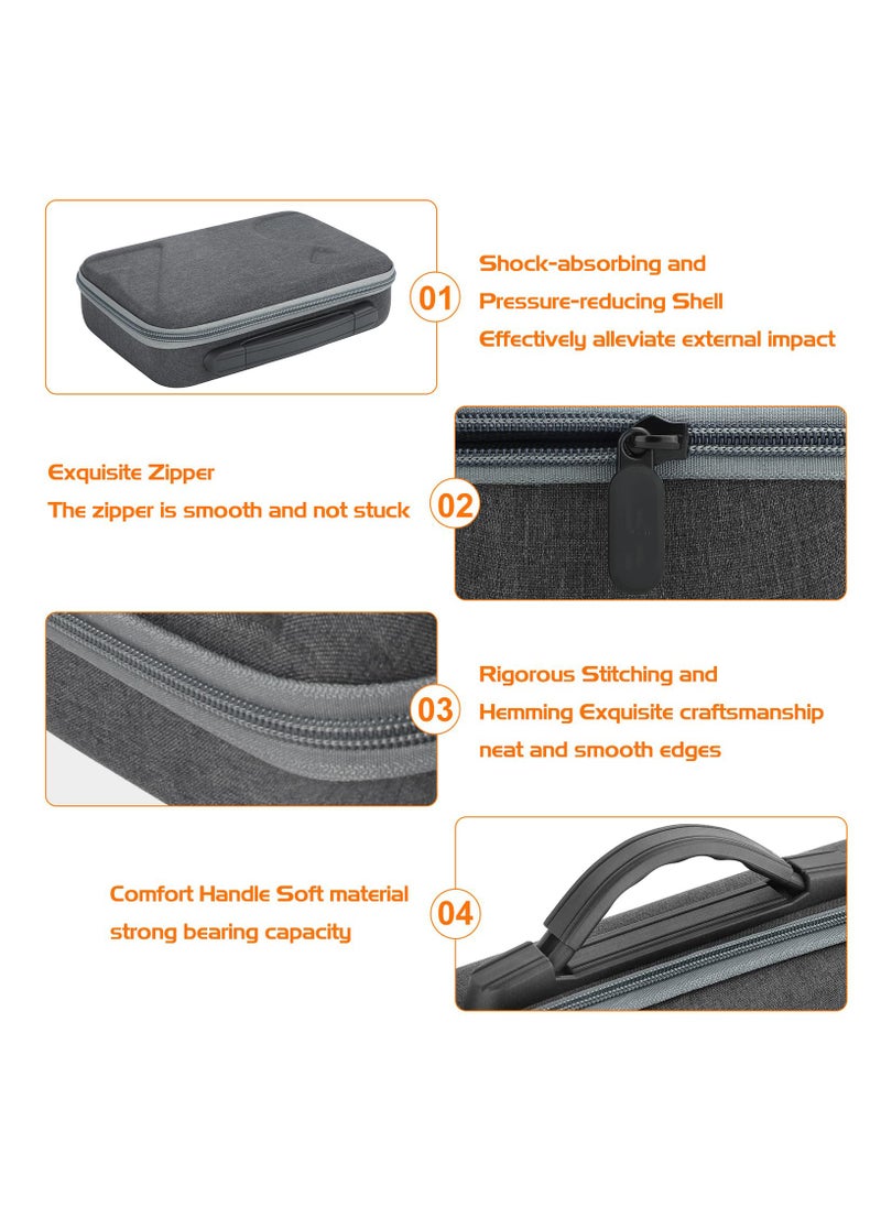 Carrying Case Fits for DJI Osmo Action 4 / Action 3, Hard Case Portable Storage Bag Travel Carry Case Protective Case Compatible with DJI OSMO Action 4/3 Adventure Combo Accessories