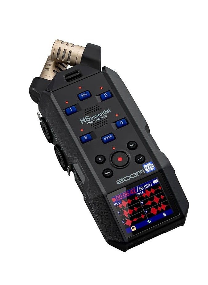 Zoom H6essential with 32-Bit Float, Accessibility, 6-Track Portable Recorder