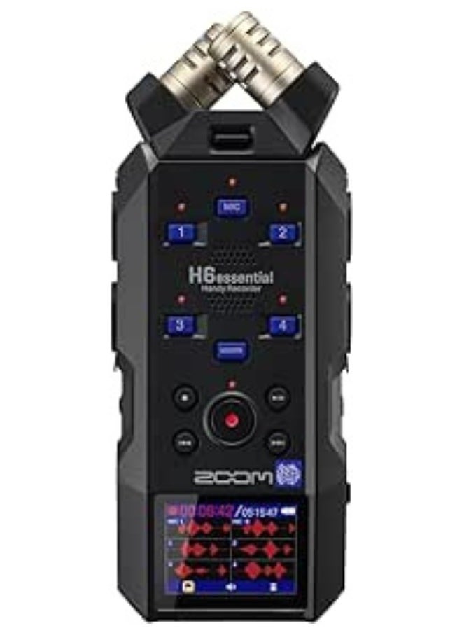 Zoom H6essential with 32-Bit Float, Accessibility, 6-Track Portable Recorder