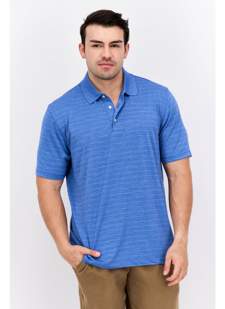Men Sportswear Fit Short Sleeves Training Polo, Blue