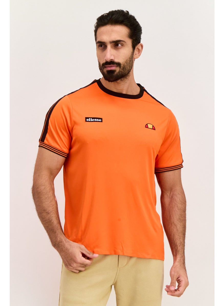 Men Sportswear Fit Short Sleeves Training T-Shirt, Coral