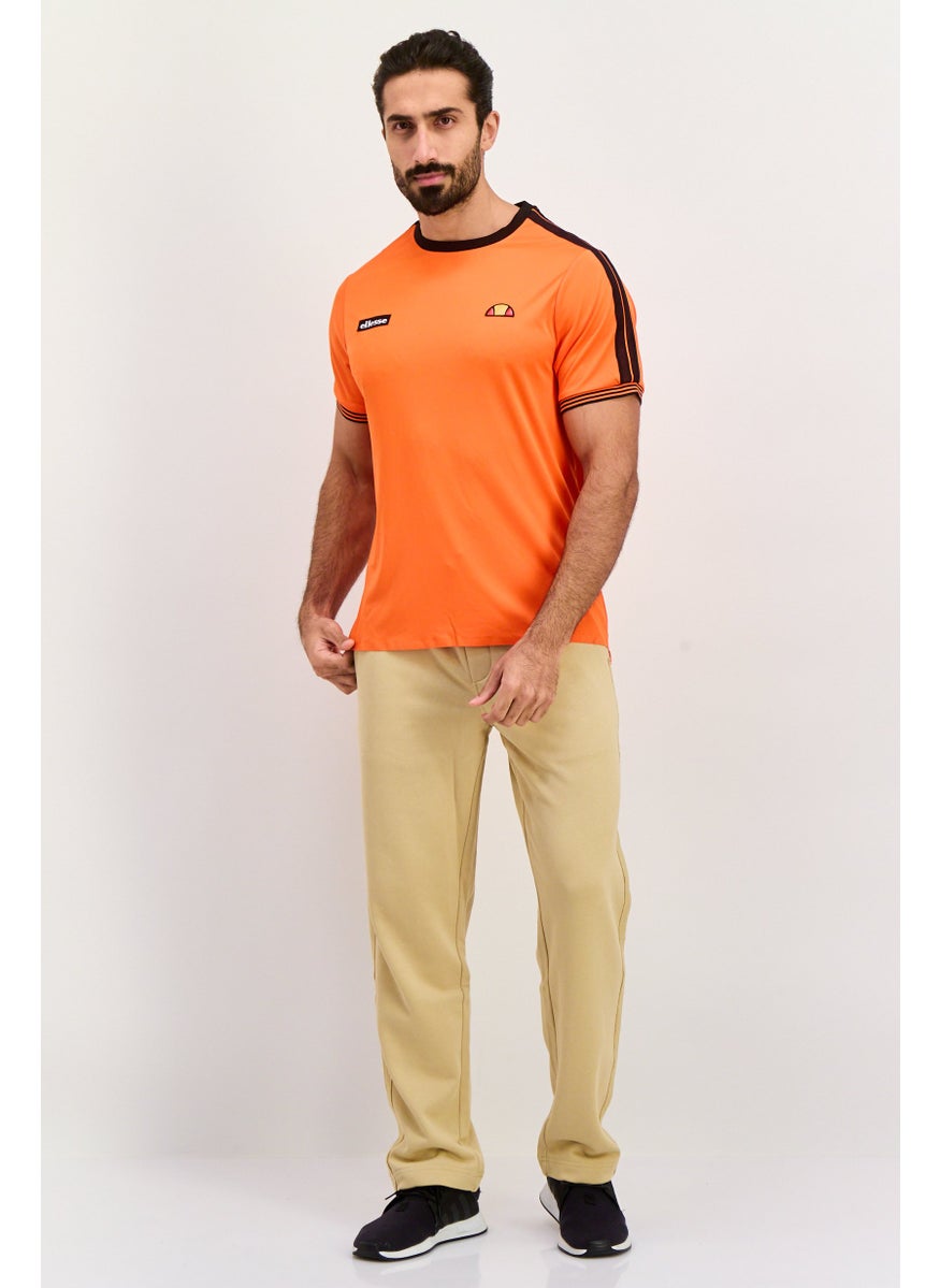Men Sportswear Fit Short Sleeves Training T-Shirt, Coral
