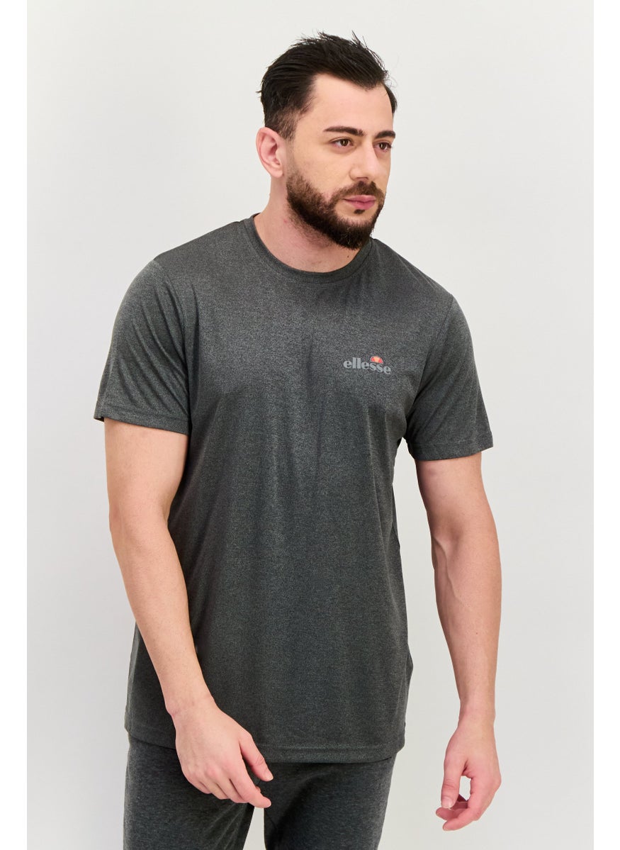 Men Sportswear Fit Short Sleeves Training T-Shirt, Grey