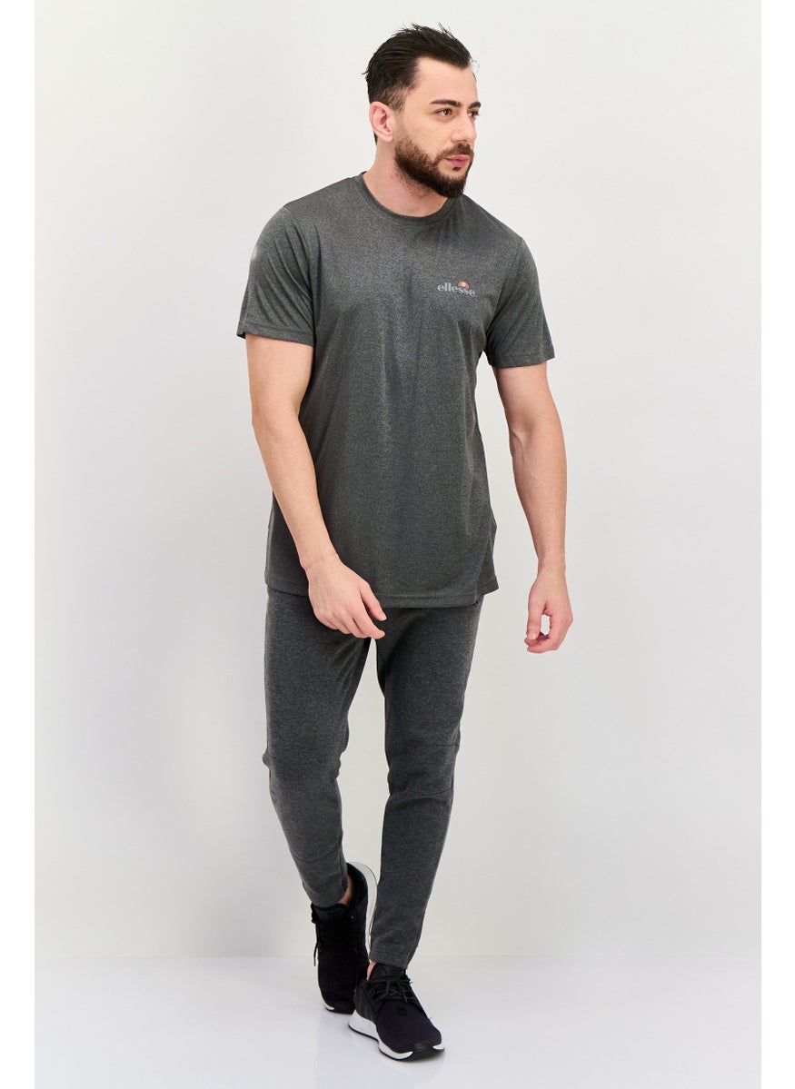 Men Sportswear Fit Short Sleeves Training T-Shirt, Grey