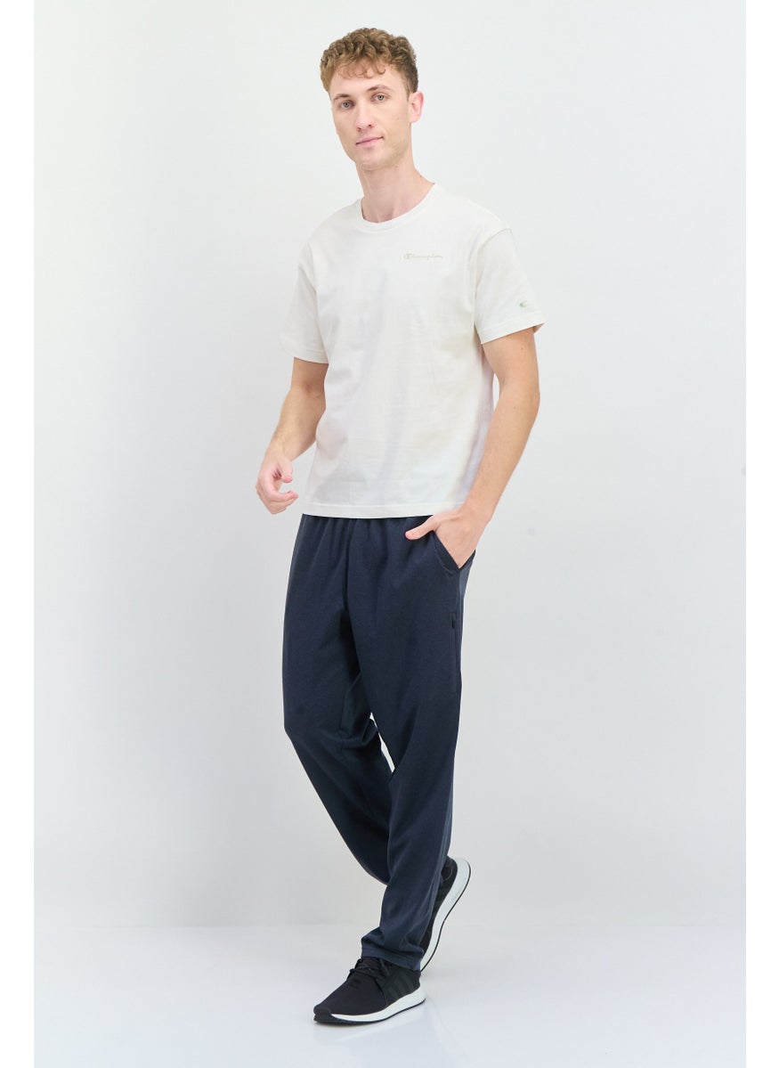 Men Sportswear Fit Short Sleeves Outdoor T-shirt, Off white