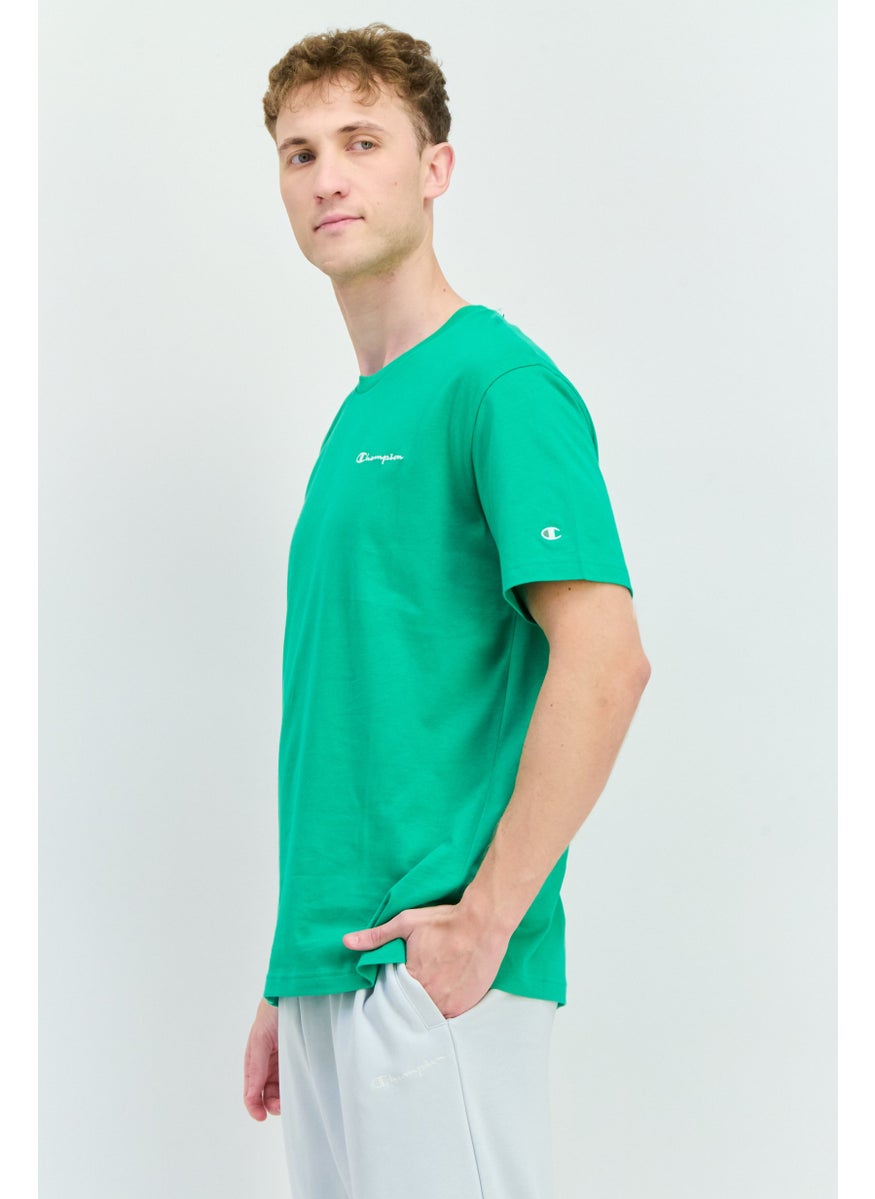 Men Custom Fit Short Sleeve Outdoor T-Shirt, Green