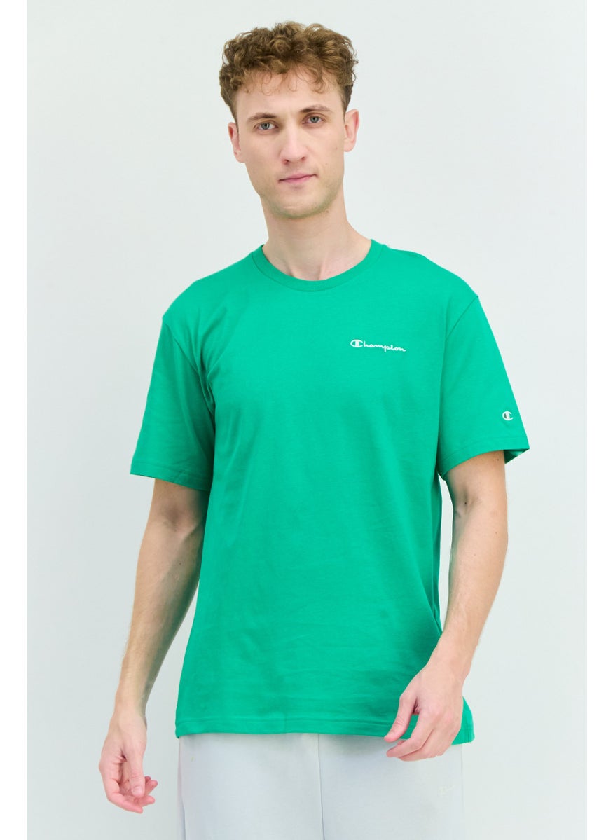 Men Custom Fit Short Sleeve Outdoor T-Shirt, Green