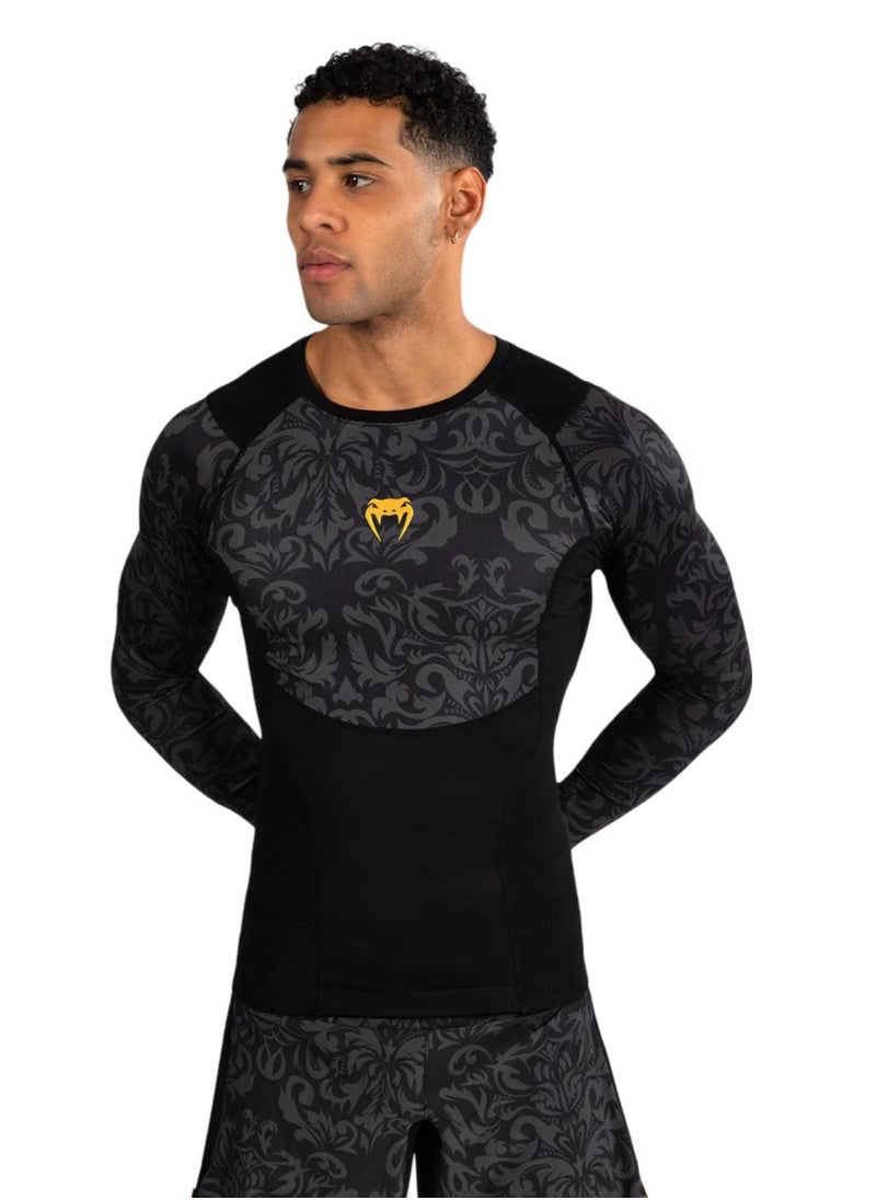 VENUM UNMATCHED TOPURIA EDITION RASHGUARD LONG SLEEVES BLACK/GOLD
