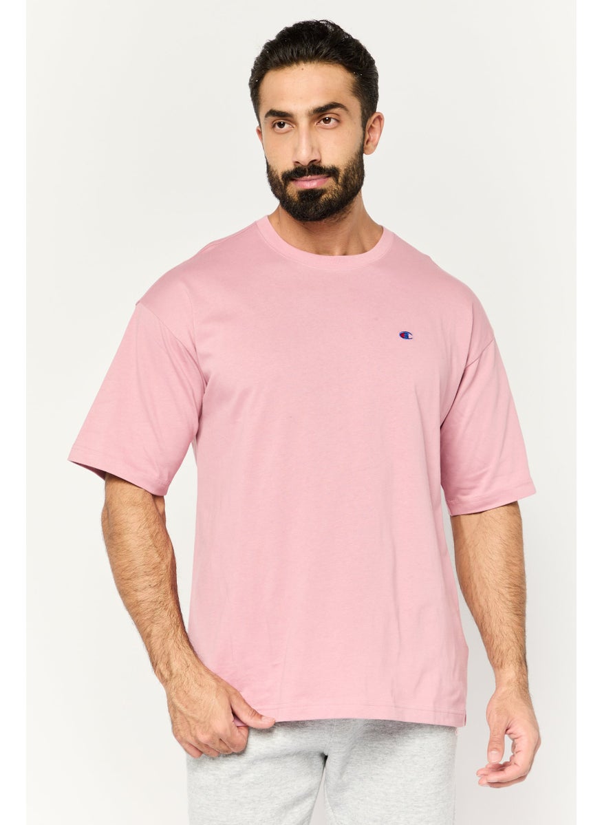 Men Sportswear Fit Training T-Shirts, Mauve