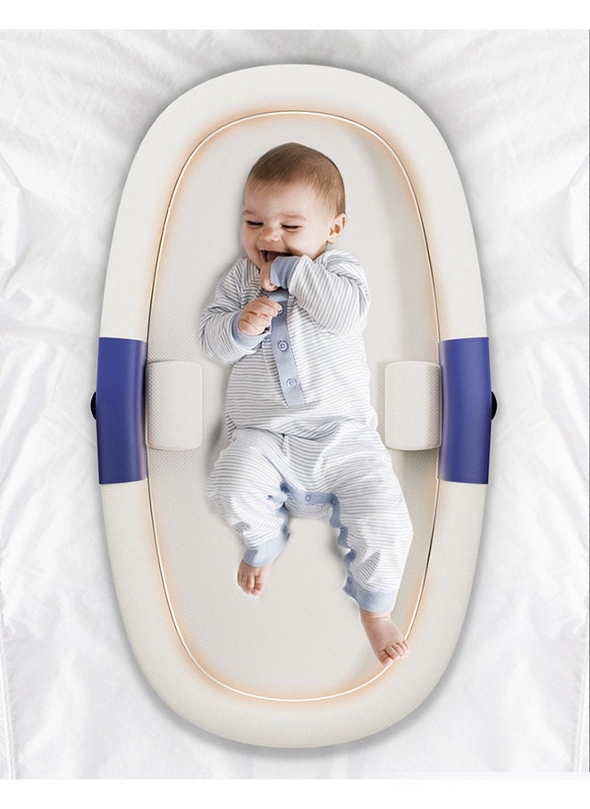 Portable Baby Bed Baby Lounger Newborn Foldable Mattress Travel Pillow wtih Storage Bag Mosquito Net Awning Toys for Home Outdoor
