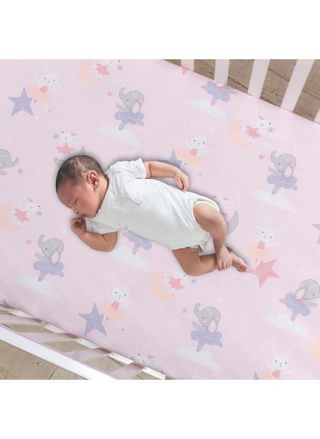 Bedtime Originals Tiny Dancer 3-Piece Ballet Baby Crib Bedding Set - Elephant