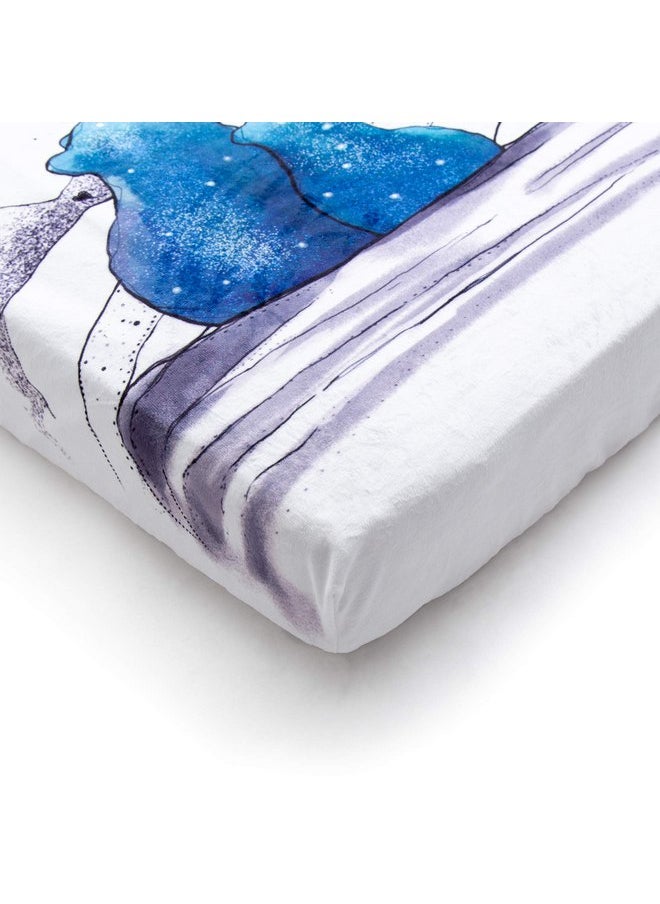 JumpOff Jo - Waterproof Baby Crib Sheet - Super Soft Breathable Minky Fabric, TPU Stain Protector, Baby Crib Sheet for Standard Crib Mattresses and Toddler Beds, 28