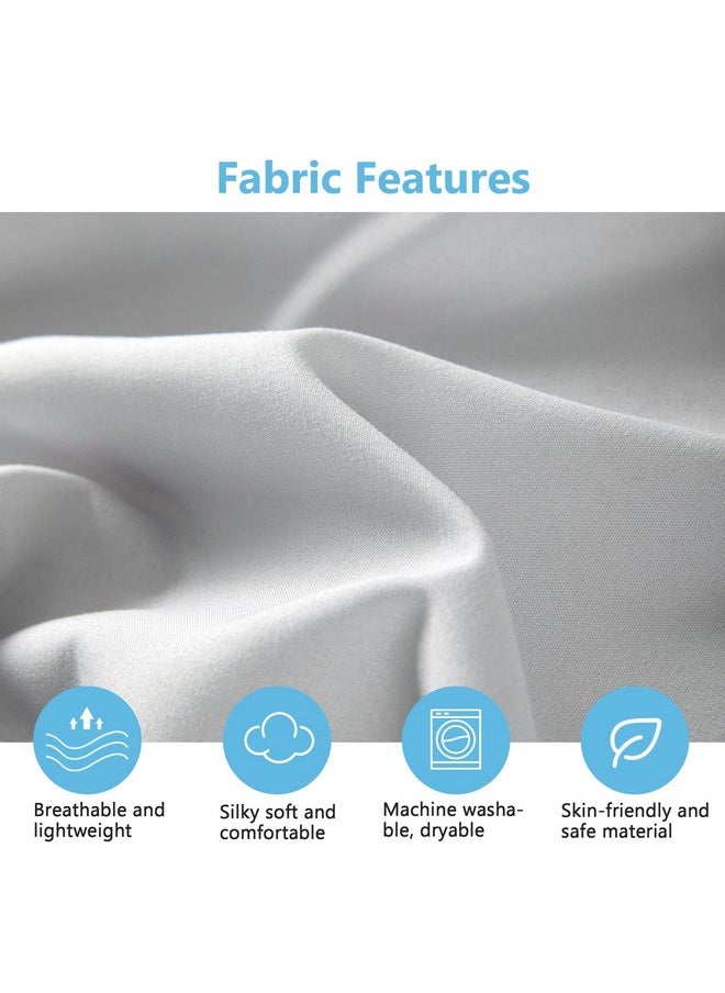 TILLYOU Baby Crib Sheets for Boys Girls, Fitted Crib Sheet 2 Pack for Standard Crib and Toddler Mattresses, Super Soft Toddler Bed Sheets, 28
