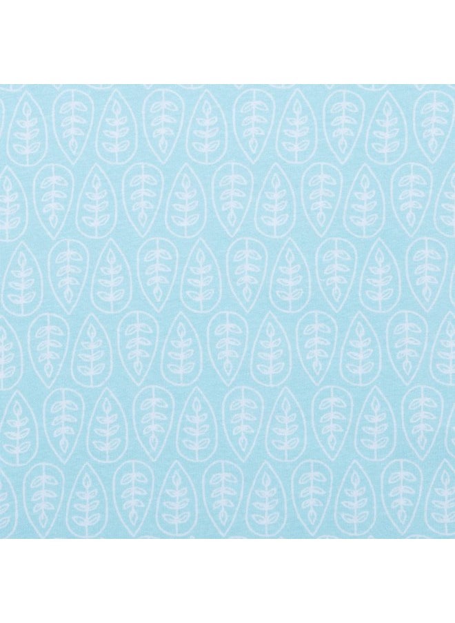 Trend Lab Jersey Fitted Crib Sheet, Leaves