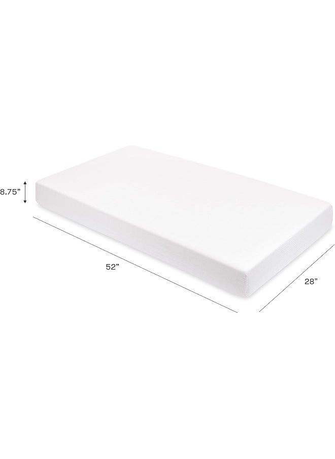 babyletto 100% Organic Cotton Crib Sheet, GOTS-Certified, Fitted 360°, Ultra-Soft and Breathable Muslin - Plain White