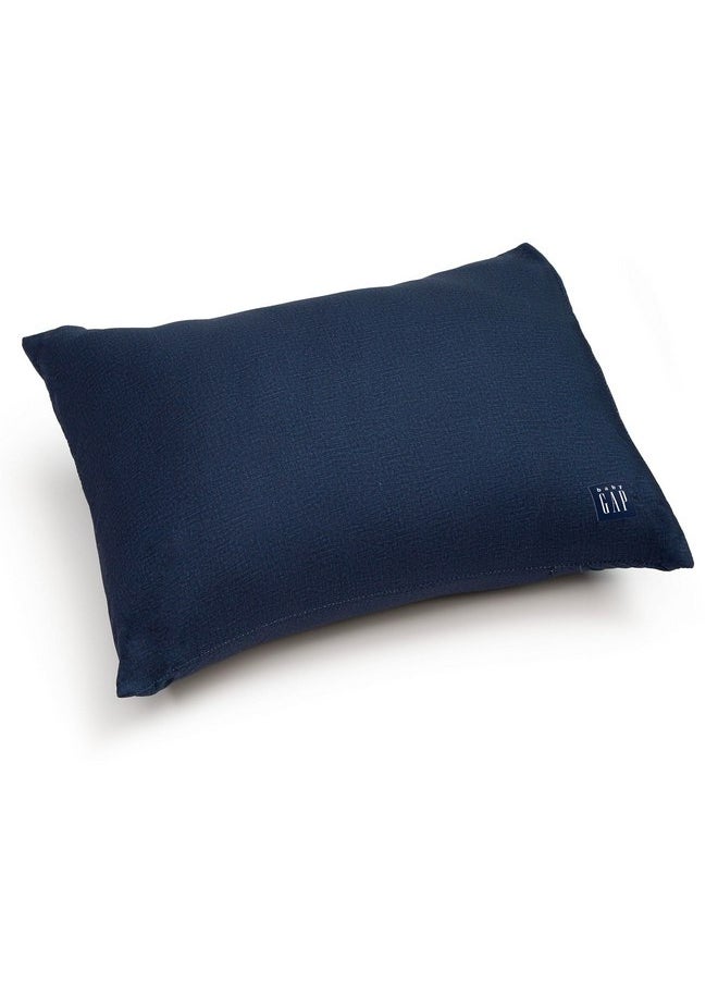 Delta Children Gap babyGap Memory Foam Toddler Pillow with 2 Cooling Covers, White/Blue