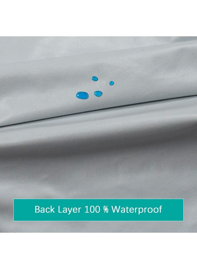 Biloban Pack and Play Sheets Waterproof 2 Pack Fitted, Compatible with Baby Graco/Dream On Me/Baby Trend/Pamo Babe Pack n Play/Playard and Other 38