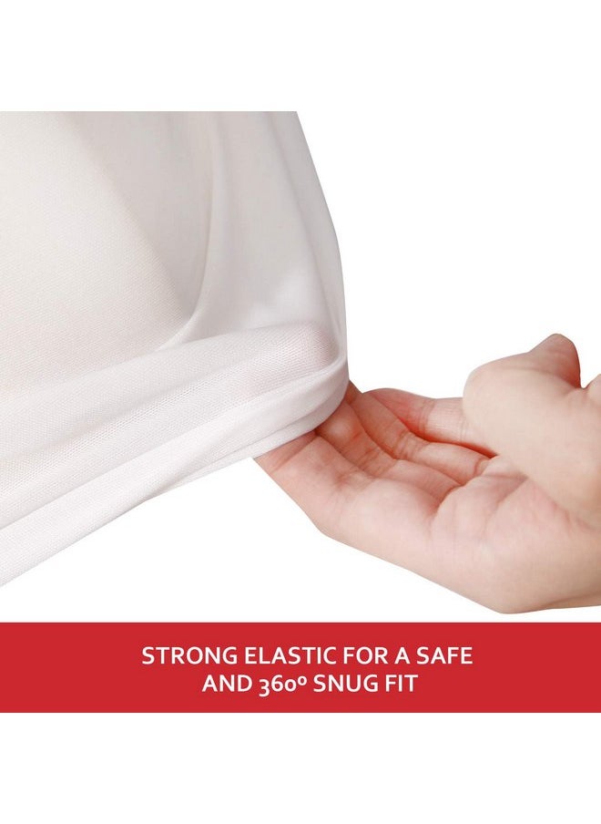 Pack and Play Mattress Pad (6 Sizes), Compatible with Pamo Babe Portable Playard, Pack and Play Mattress Sheets Cover Protector Waterproof Soft Quilted, Pack and Play Sheets Fitted