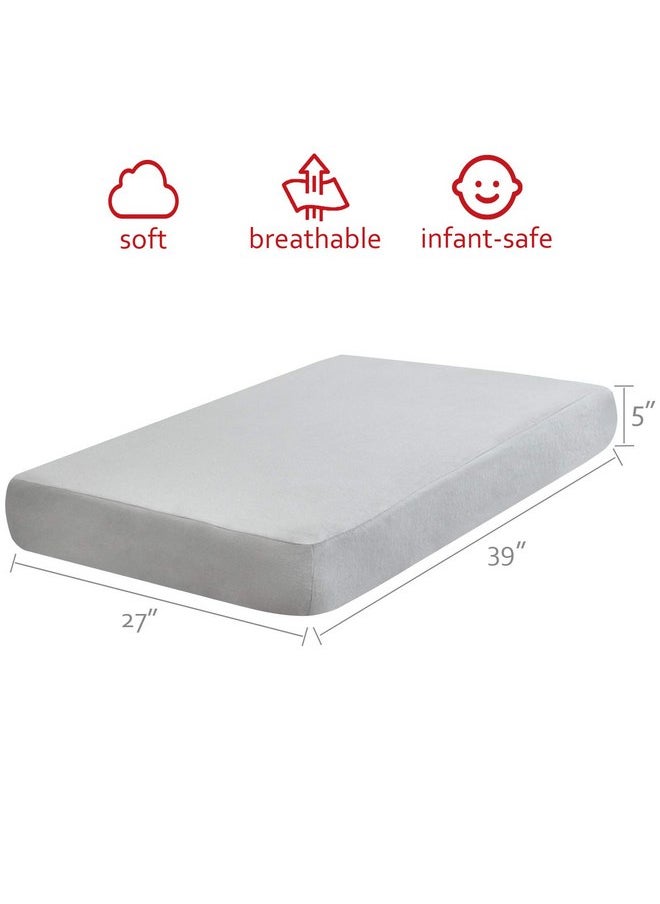 Pack N Play Fitted Sheet, 100% Cotton Flannel, Fitted Portable Mini Crib Sheet for Girls Boys, Ultra Soft Breathable Convertible Playard Mattress Cover, Playard Playpen Sheet Warm, Grey