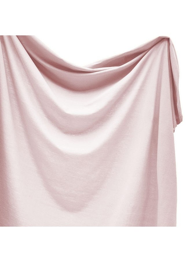 snuggle me Swaddle | Organic Cotton Swaddle Blanket, Soft Stretch, 47 x 47 inches (Petal)