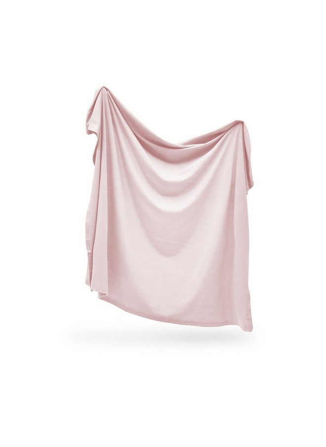 snuggle me Swaddle | Organic Cotton Swaddle Blanket, Soft Stretch, 47 x 47 inches (Petal)