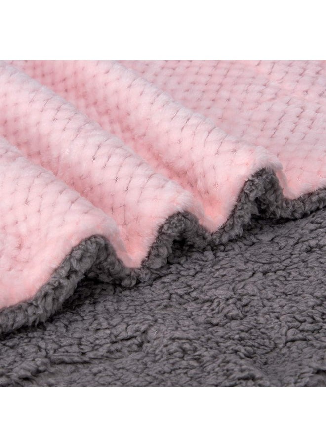 Fuzzy Dog Blanket or Cat Blanket or Pet Blanket, Warm and Soft, Plush Fleece Receiving Blankets for Dog Bed and Cat Bed, Couch, Sofa, Travel and Outdoor, Camping (Blanket (24