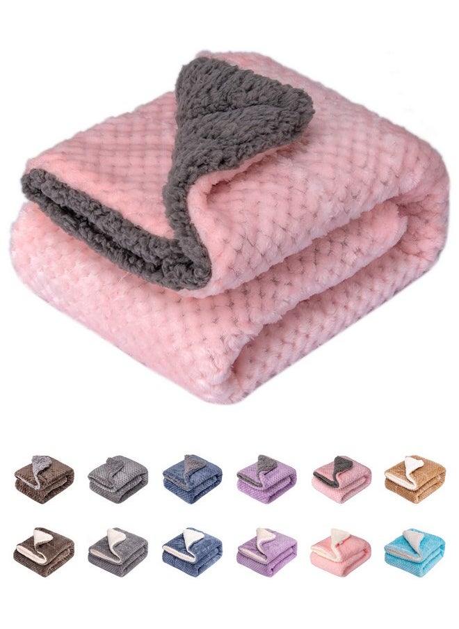 Fuzzy Dog Blanket or Cat Blanket or Pet Blanket, Warm and Soft, Plush Fleece Receiving Blankets for Dog Bed and Cat Bed, Couch, Sofa, Travel and Outdoor, Camping (Blanket (24