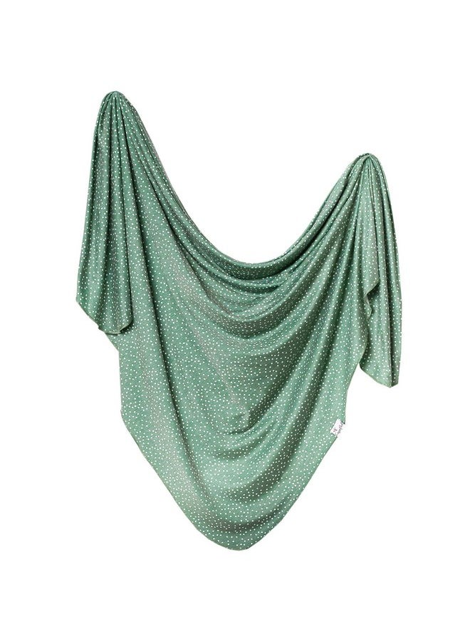 Copper Pearl Baby Swaddle Blanket - Premium Knit Baby Blanket, Large Soft Stretchy Receiving Blankets for Baby Boy and Girl, Swaddles for Newborn, Infant, and Toddler (Juniper)