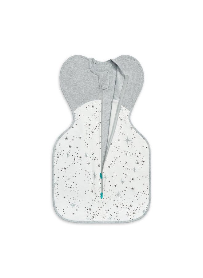 Love to Dream Swaddle UP, Baby Sleep Sack, Self-Soothing Swaddles for Newborns, Get Longer Sleep, Snug Fit Helps Calm Startle Reflex, Suitable for All Seasons, 8-13 lbs, North Star White