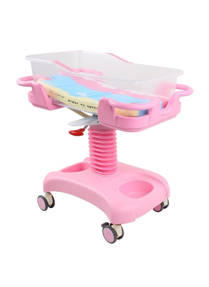 EYDHEN ABS Infant Bed Hospital Baby Crib, Safe Design, Antibacterial Mattress