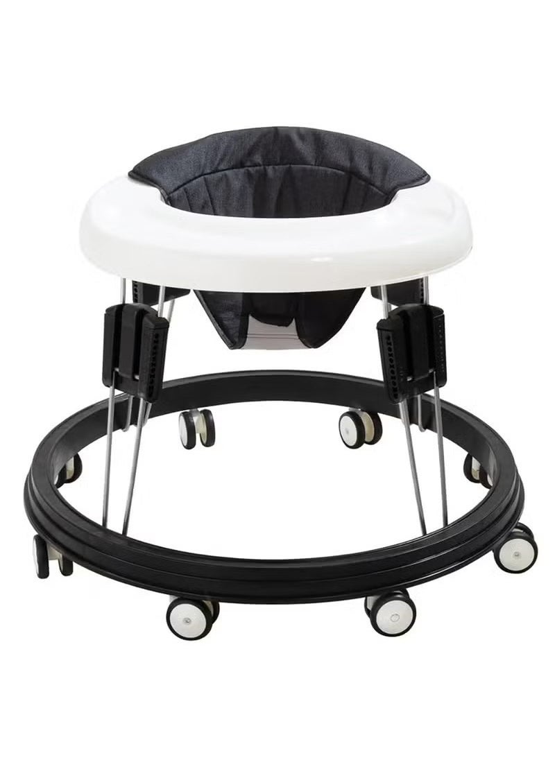 Baby Walker, Baby Walker Foldable Adjustable Height,Multi-Function Anti-Rollover Toddler Walker, 9 Heights Adjustable