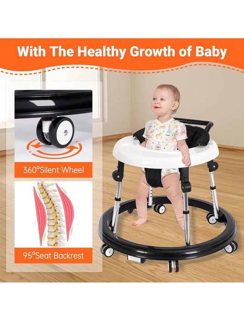 Baby Walker Foldable with 9 Adjustable Heights