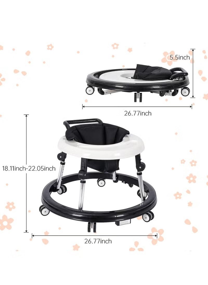 Baby Walker Foldable with 9 Adjustable Heights