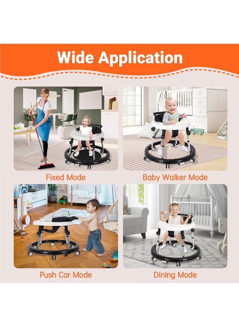 Baby Walker Foldable with 9 Adjustable Heights