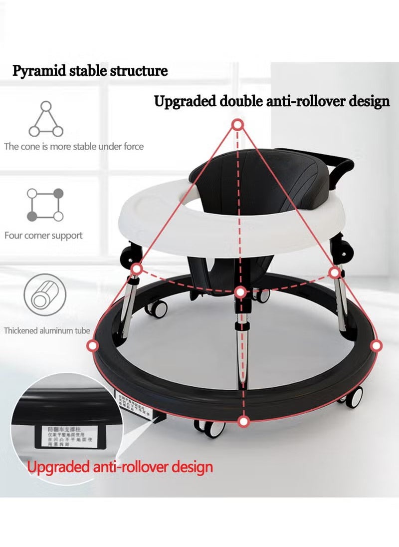 Baby Walker Foldable with 9 Adjustable Heights