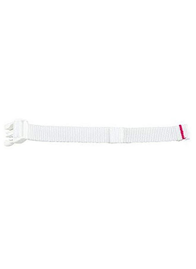 Replacement Parts for Baby Swing - Fisher-Price Revolve Baby Swing FBL70 ~ One White Replacement Waist Strap (Swing needs two) with male part of buckle