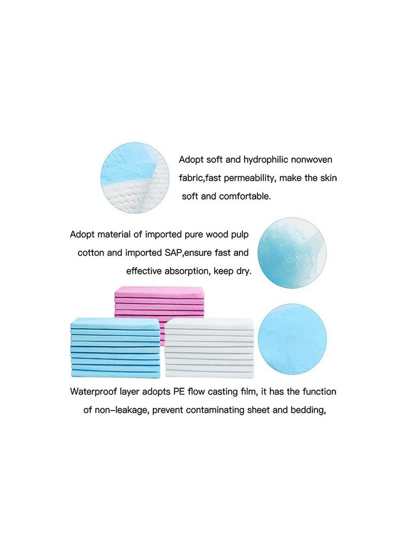 Friends Disposable Changing Mats, 72 Counts, Soft Waterproof Mat, Portable Leak Proof Changing Mat, New Mom Leak-Proof Under pad, Mattress Table Protector Pad
