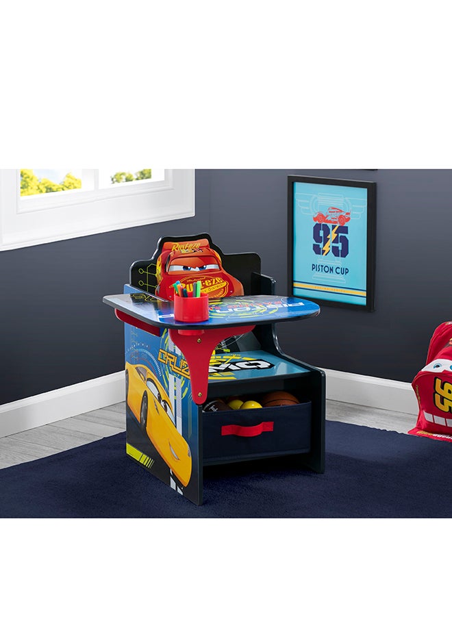 Cars Chair Desk with Storage Bin