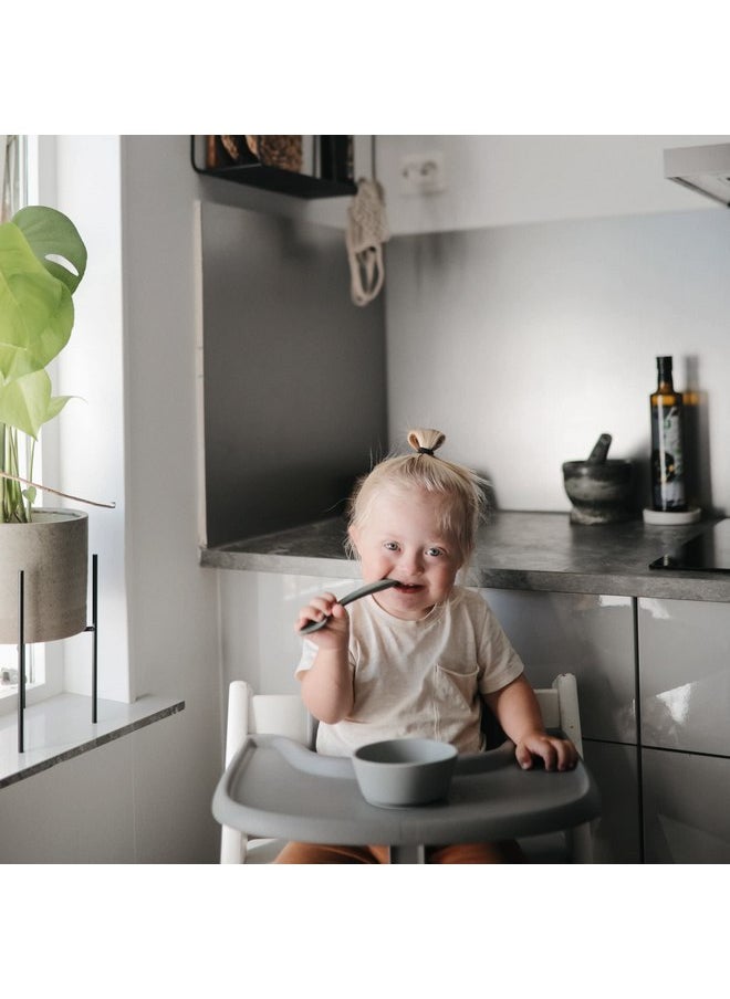 mushie Silicone Suction Bowl | BPA-Free Non-Slip Design (Ivory)
