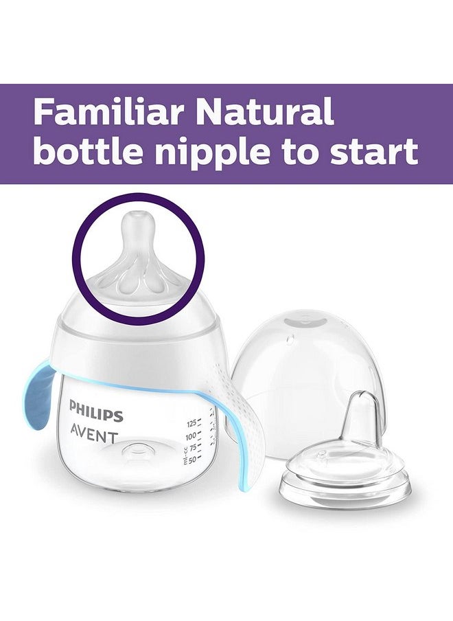 Philips AVENT Natural Trainer Sippy Cup with Natural Response Nipple and Soft Spout, 5oz, 1pk, SCF263/01