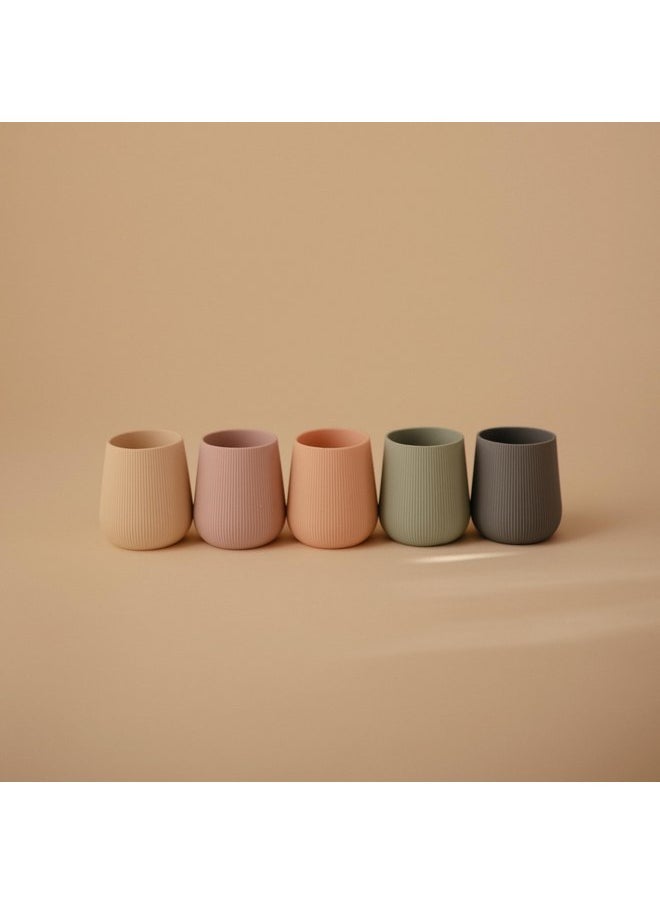 mushie Silicone Baby Starter Training Cup | 6 Months+ (Tradewinds)