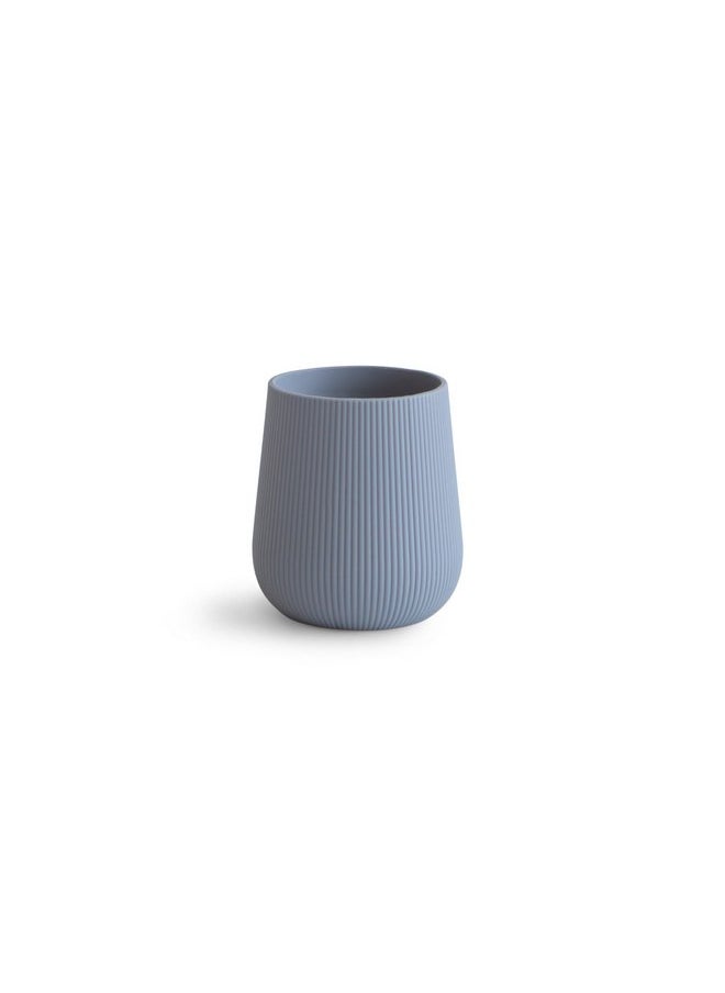 mushie Silicone Baby Starter Training Cup | 6 Months+ (Tradewinds)