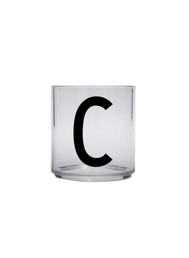 Design Letters Tritan Dinnerware Cups for Kids A-Z 6 Oz| Kids Glass Designed in Denmark for Baby feeding | Toddler Cup for Drinking | Unbreakable Tableware for Baby|Stackable Tumbler Cup BPA/BPS Free