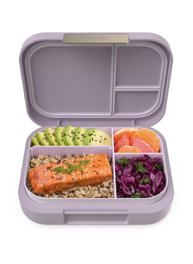 4 Compartments Modern Adult Lunchbox 850 ml  Orchid